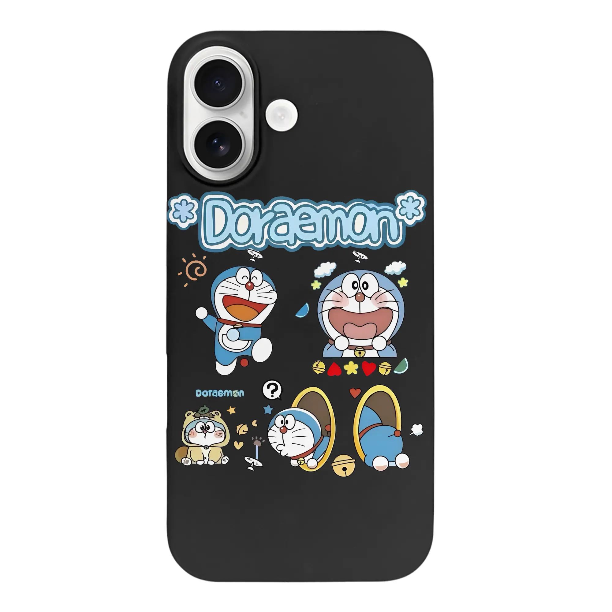 ドラえもん グッズドラえもん - iPhone 17 シリーズ シリコンケース 薄型 耐衝撃 指紋防止 ソフトタッチカバー 精密フィット 傷防止 保護ケース iPhone 17/17 Air/17 Pro/17 Pro Max 対応